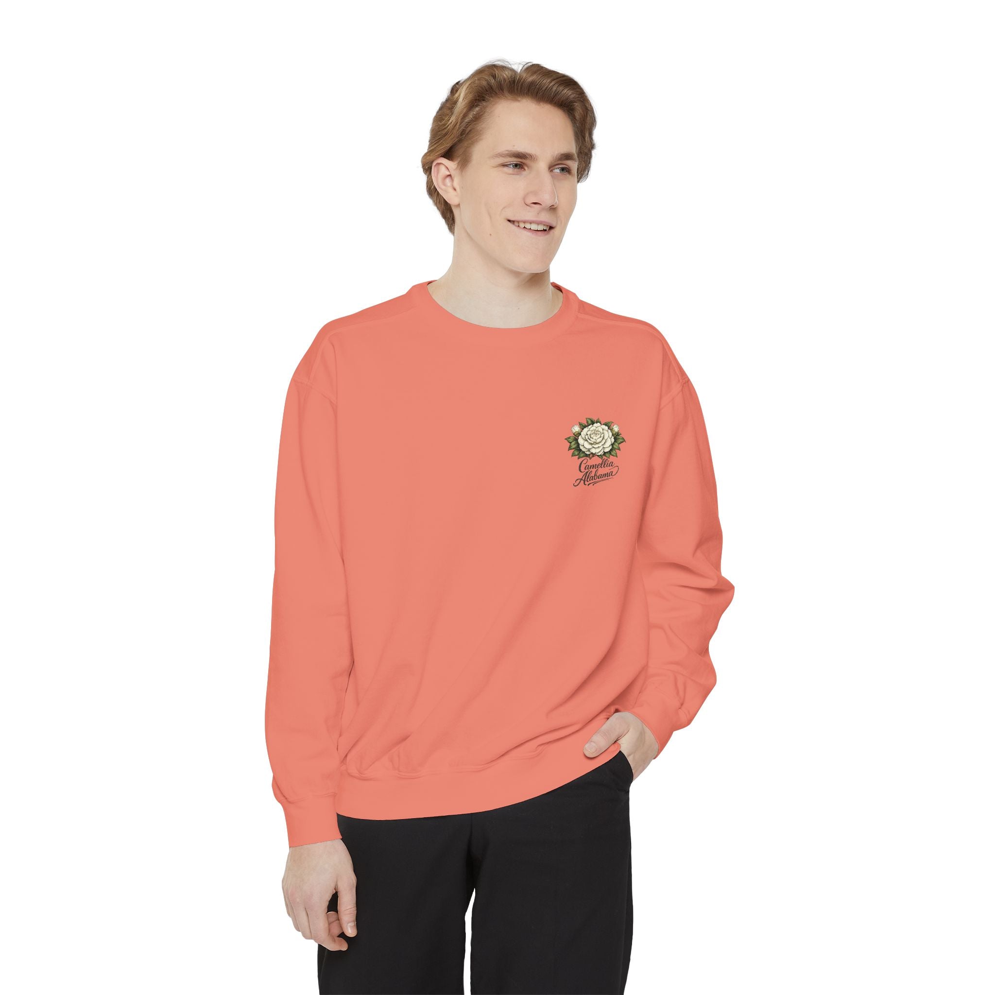 Camellia Alabama Sweatshirt — Vintage Floral Crewneck