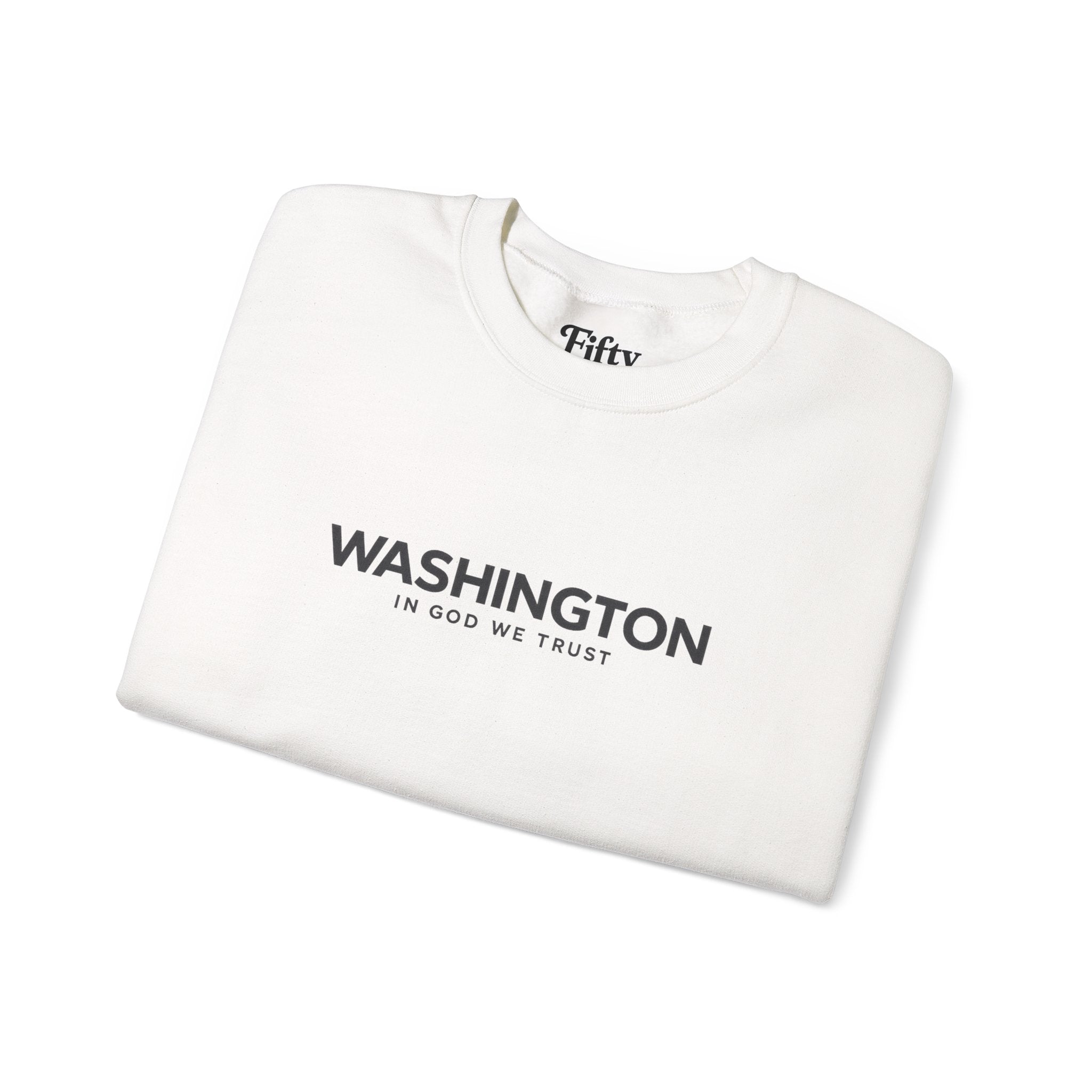 Washington All State In God We Trust Unisex Crewneck Sweatshirt