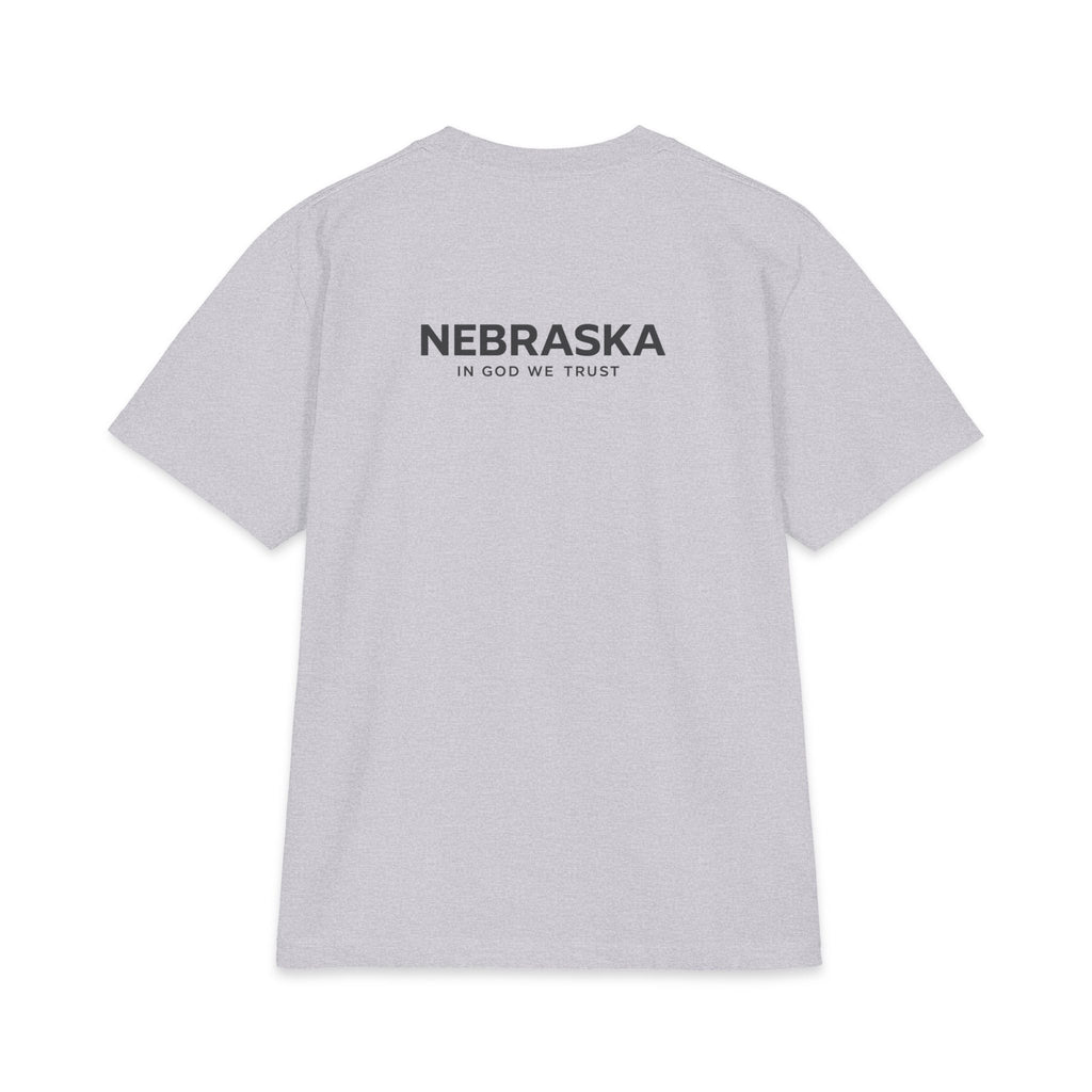 Nebraska All State In God We Trust Unisex Max Heavyweight Short Sleeve