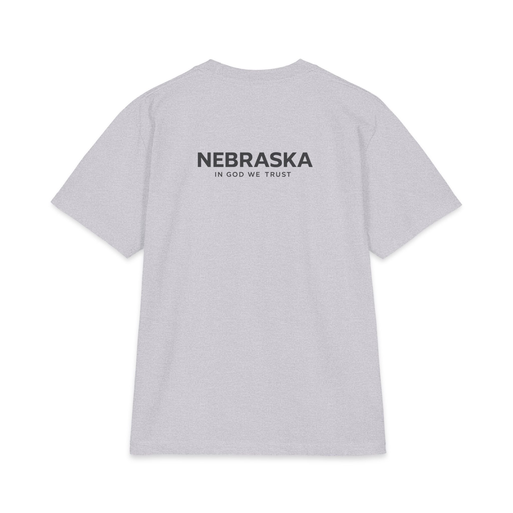 Nebraska All State In God We Trust Unisex Max Heavyweight Short Sleeve
