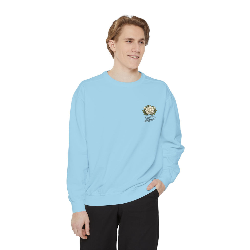 Camellia Alabama Sweatshirt — Vintage Floral Crewneck