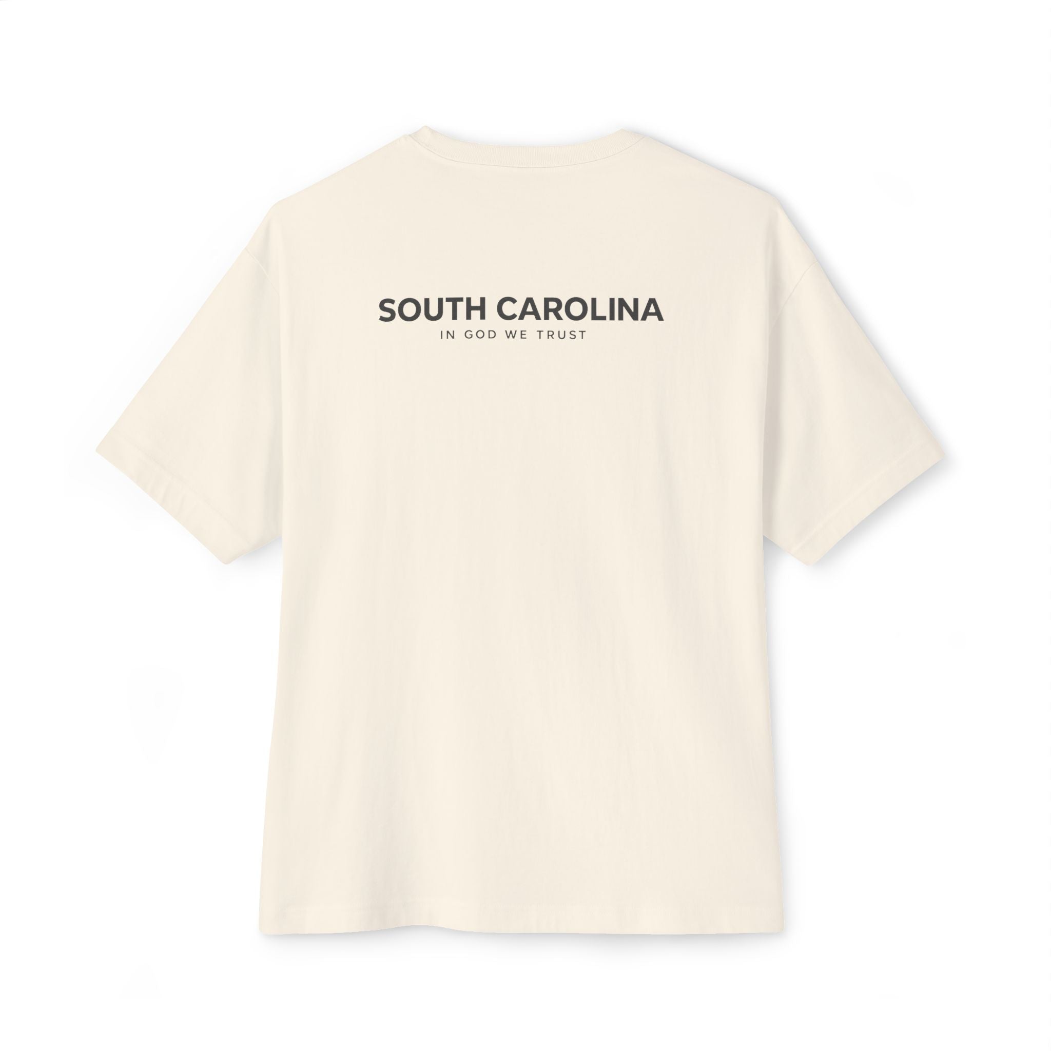 South Carolina All State In God We Trust Unisex Casual Oversized Boxy Tee