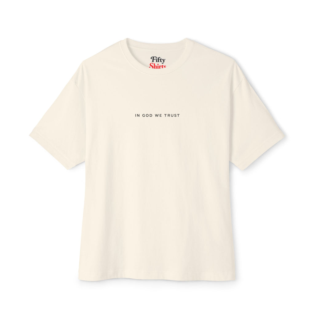 Florida All State In God We Trust Unisex Casual Oversized Boxy Tee