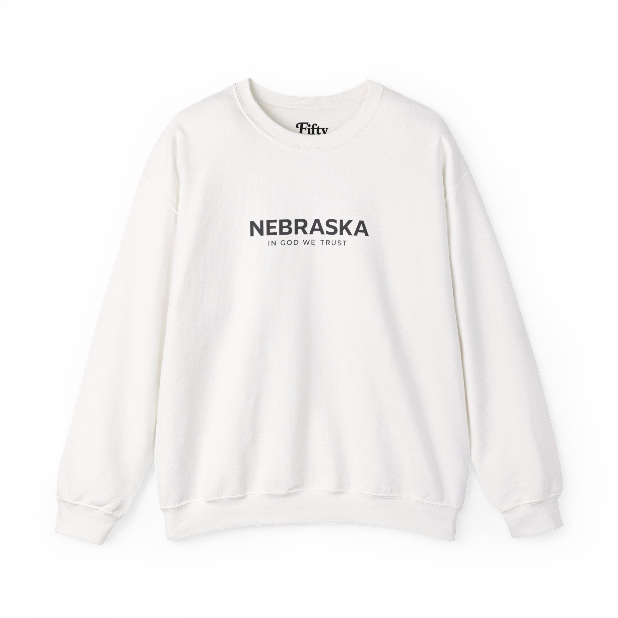 Nebraska All State In God We Trust Unisex Crewneck Sweatshirt