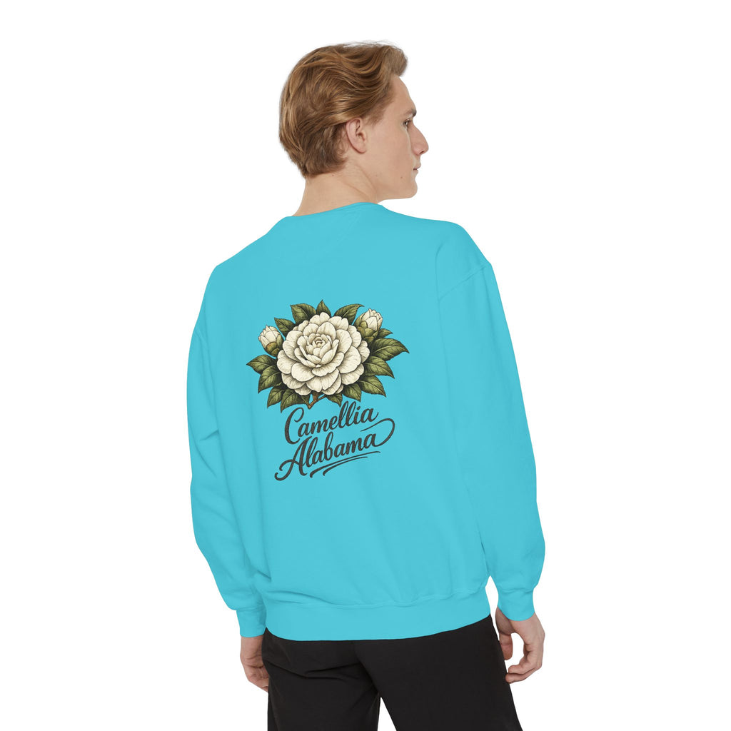 Camellia Alabama Sweatshirt — Vintage Floral Crewneck