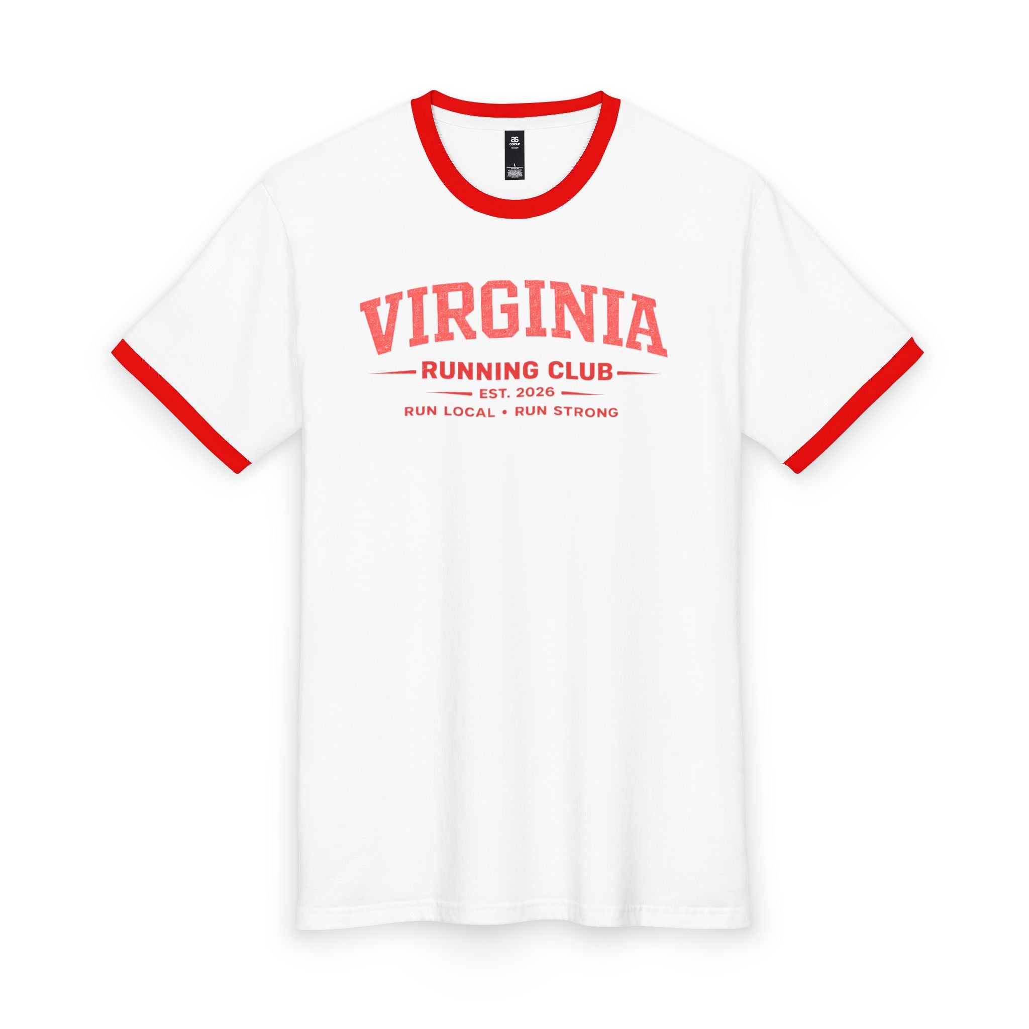 Virginia Running Club 2026 All State Men's Staple Ringer Tee
