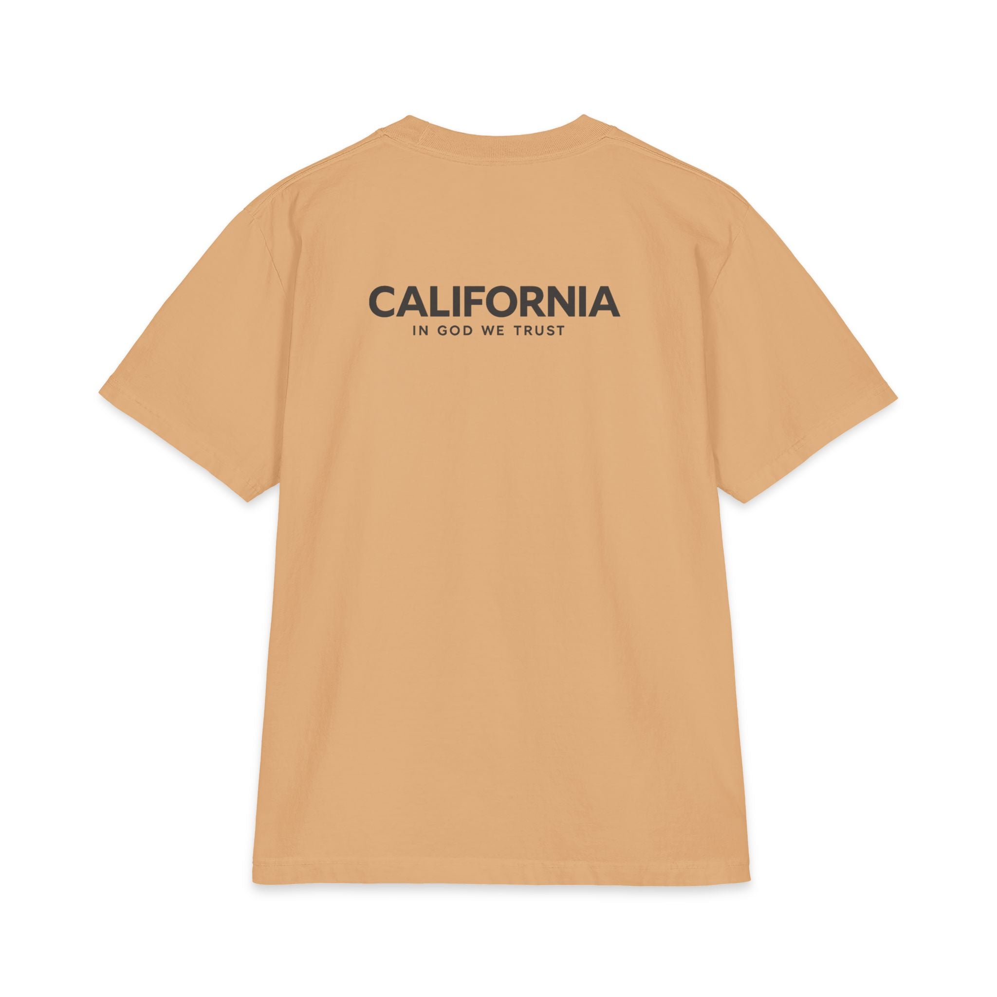 California All State In God We Trust Unisex Max Heavyweight Short Sleeve