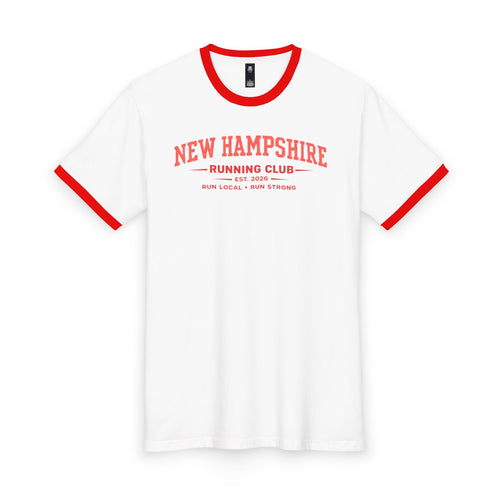 New Hampshire Running Club 2026 All State Men's Staple Ringer Tee