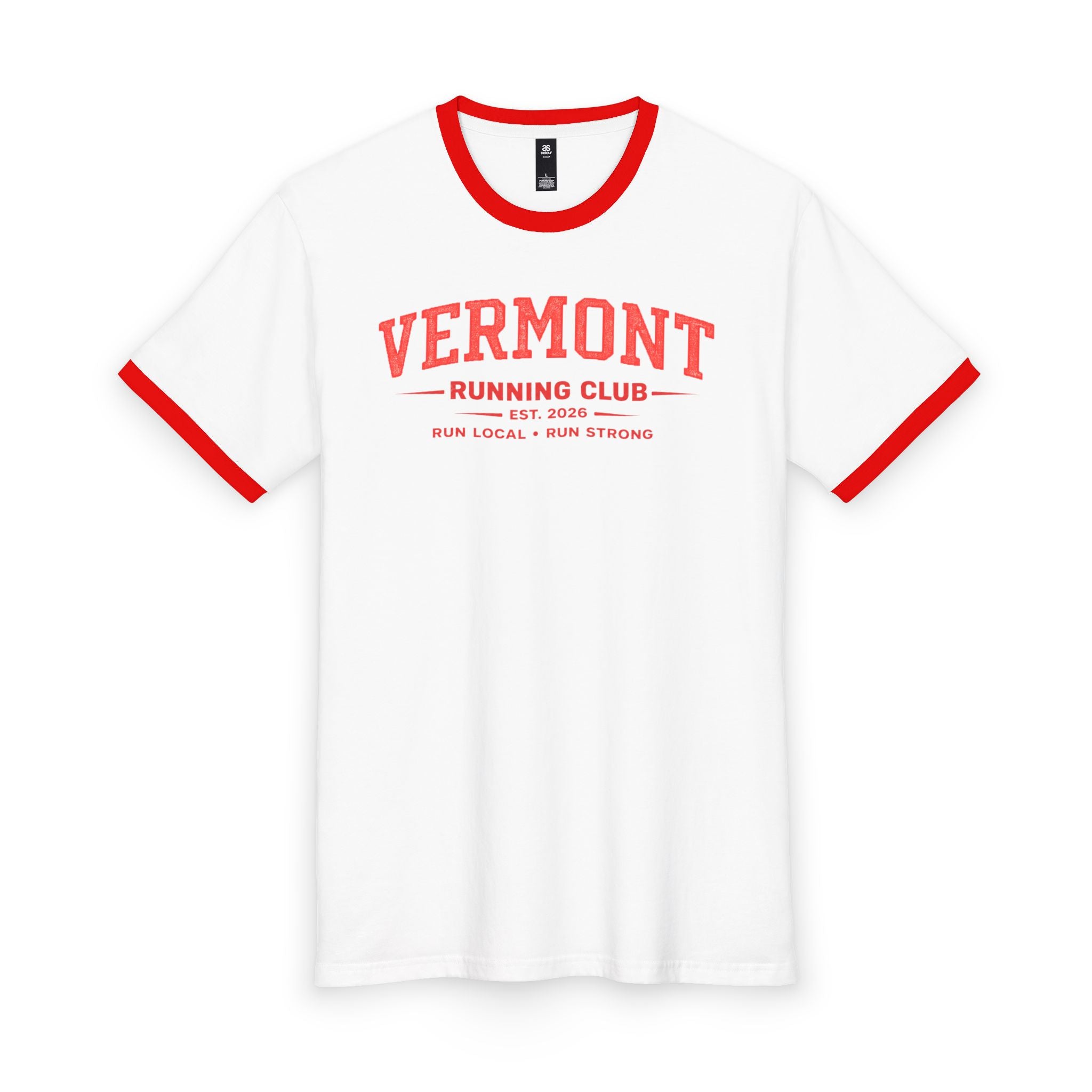 Vermont Running Club 2026 All State Men's Staple Ringer Tee