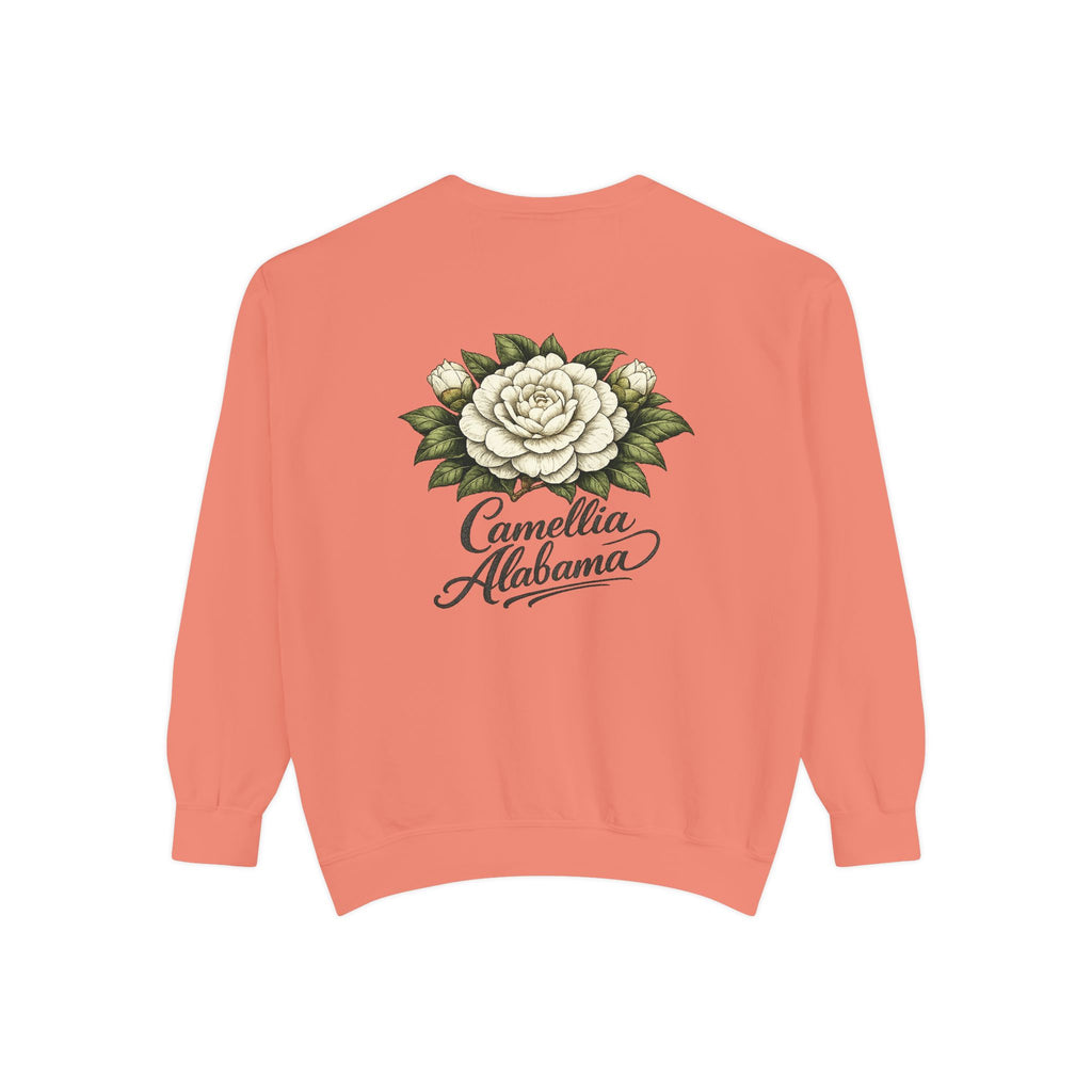 Camellia Alabama Sweatshirt — Vintage Floral Crewneck