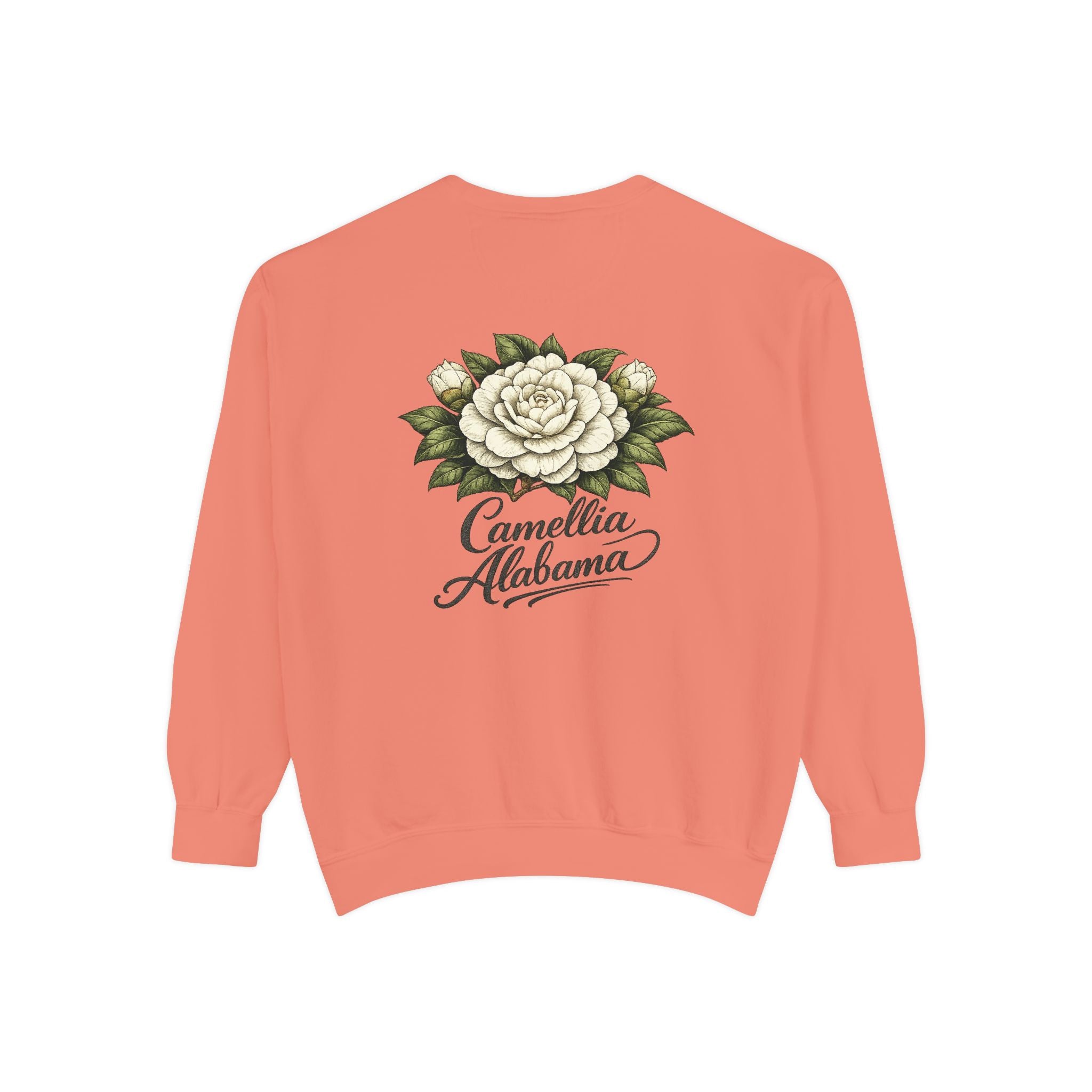 Camellia Alabama Sweatshirt — Vintage Floral Crewneck