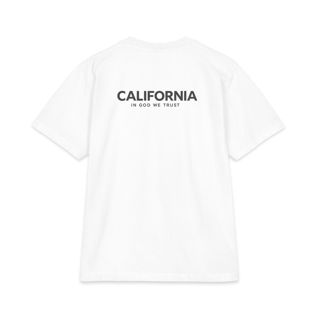 California All State In God We Trust Unisex Max Heavyweight Short Sleeve