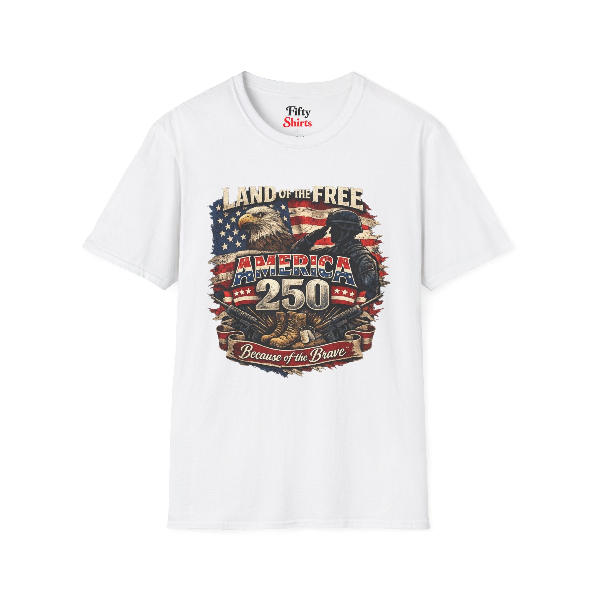 America 250 Veterans Land Of The Free America 250 Because Of The Brave