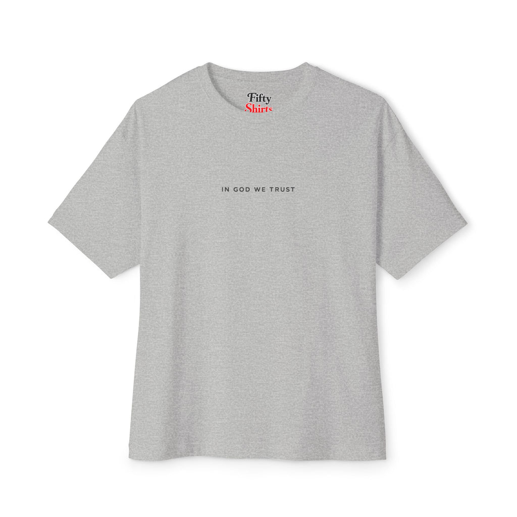 Mississippi All State In God We Trust Unisex Casual Oversized Boxy Tee