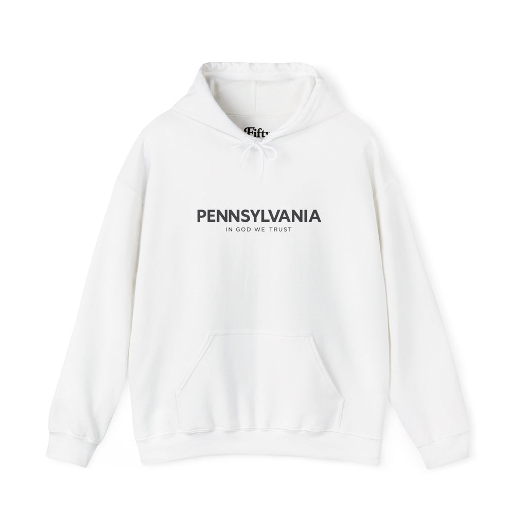 Pennsylvania All State In God We Trust Unisex Hooded Sweatshirt