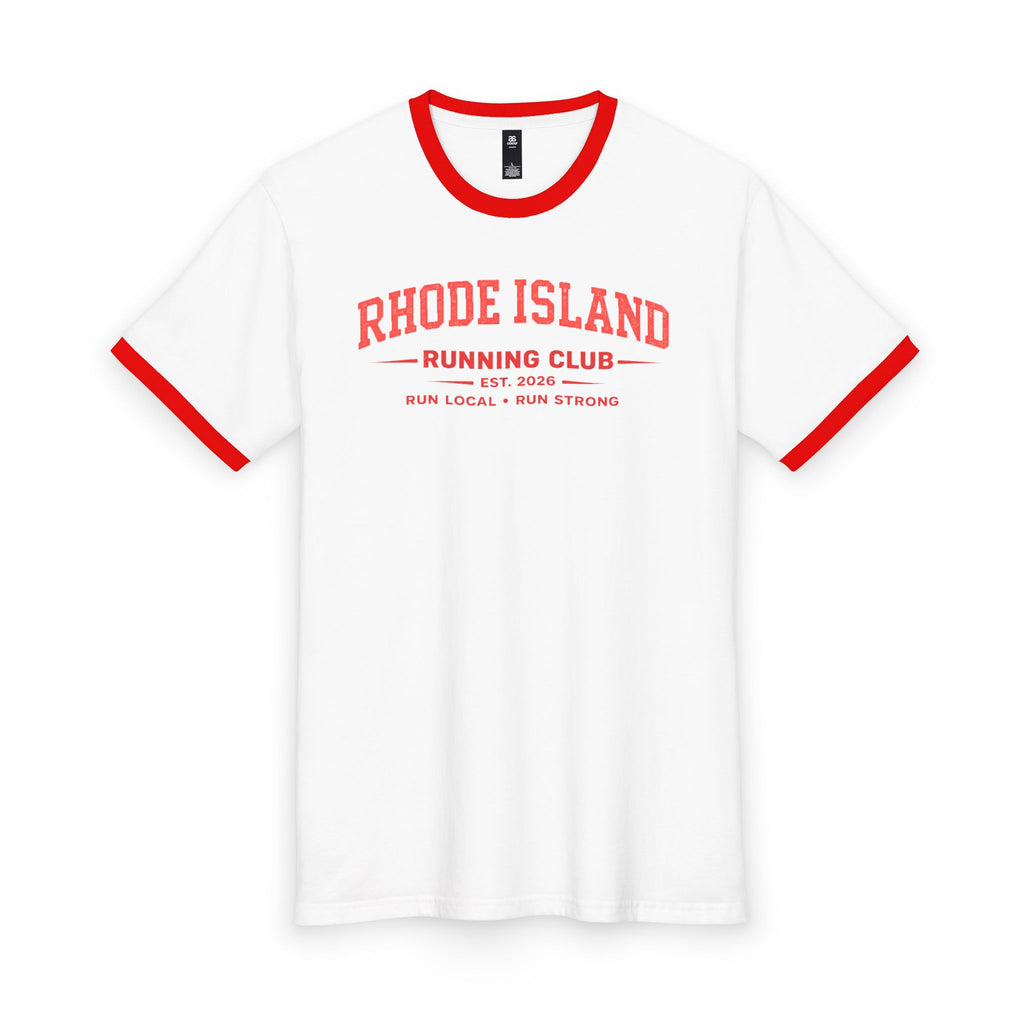 Rhode Island Running Club 2026 All State Men's Staple Ringer Tee