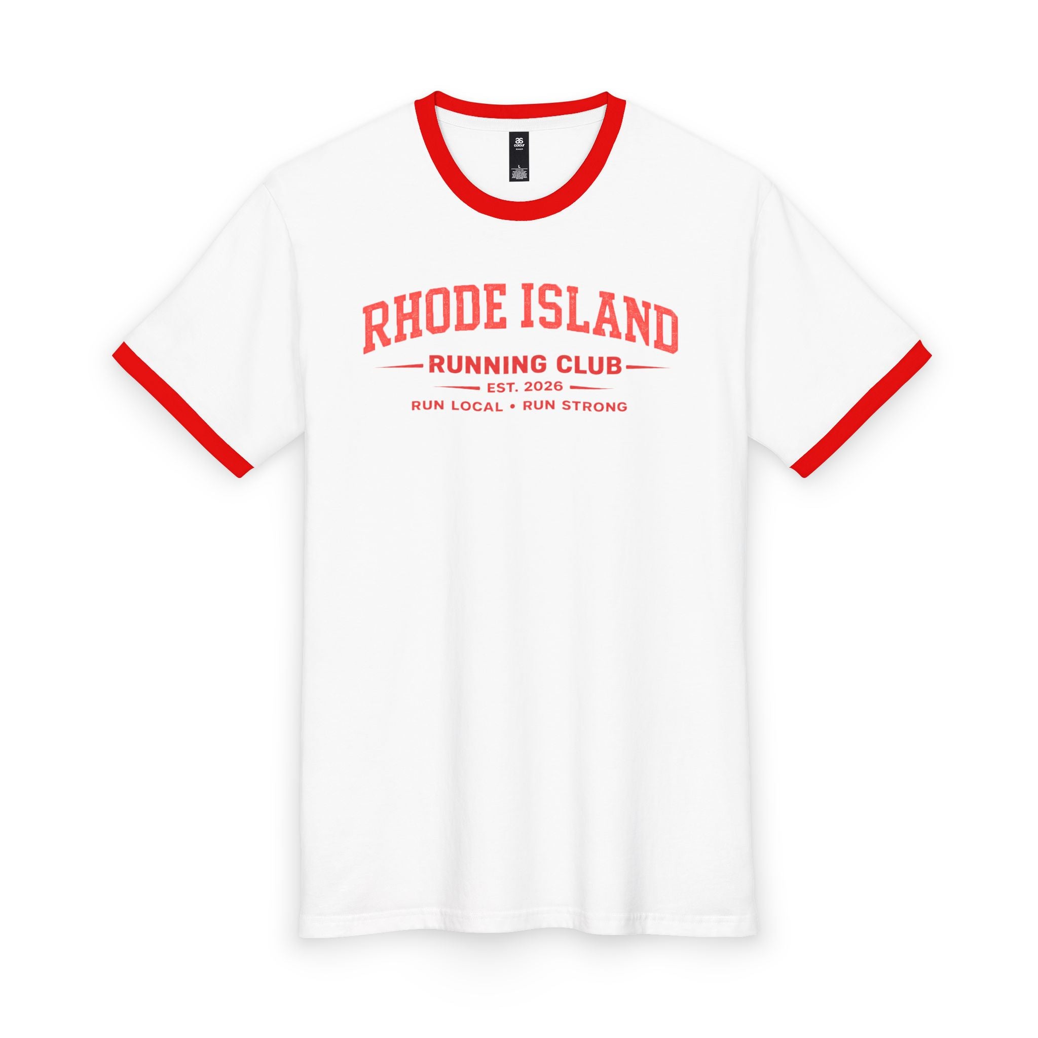 Rhode Island Running Club 2026 All State Men's Staple Ringer Tee
