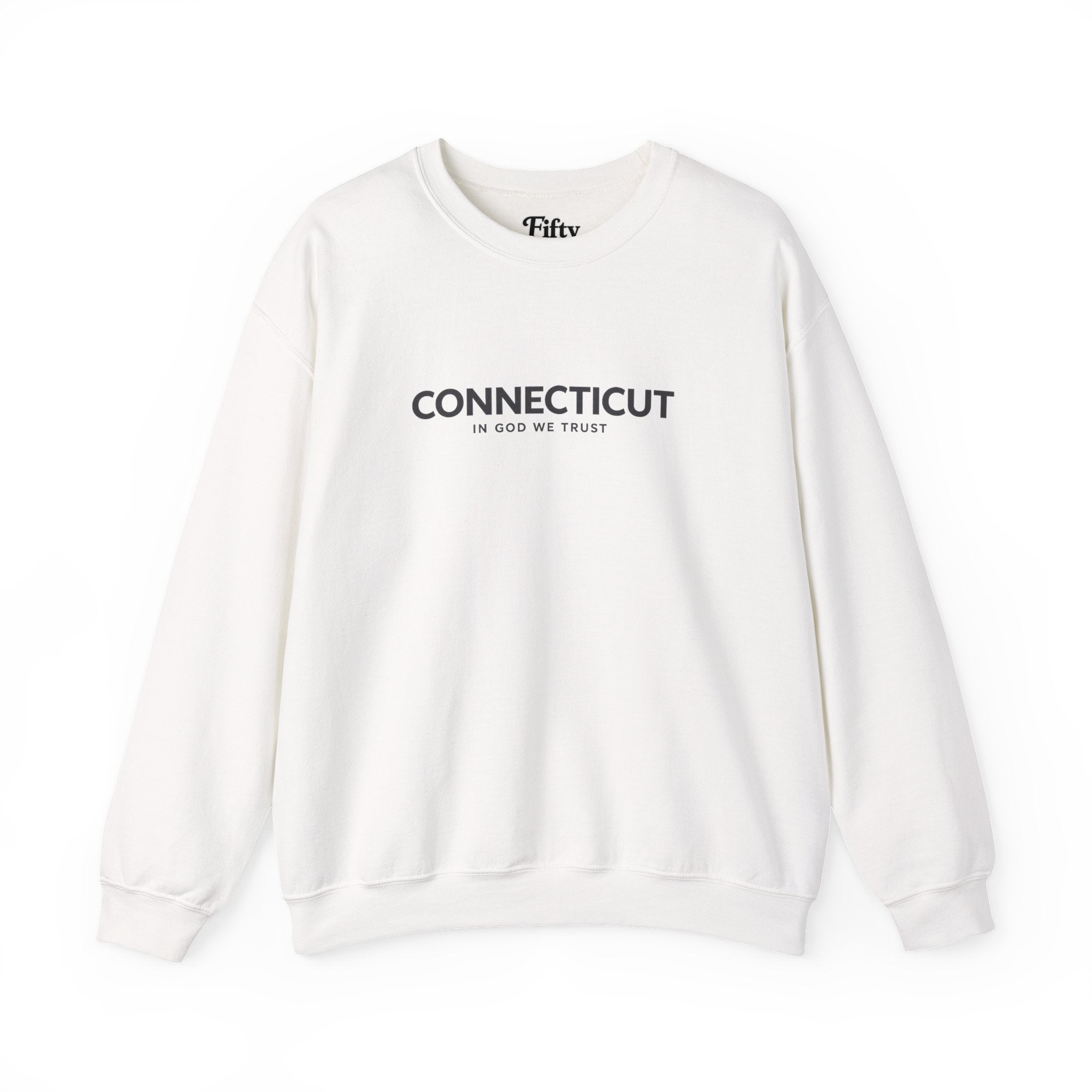 Connecticut All State In God We Trust Unisex Crewneck Sweatshirt