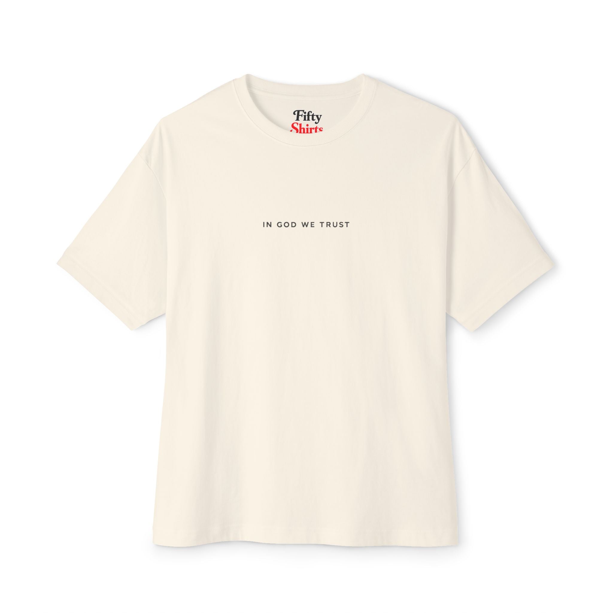 Indiana All State In God We Trust Unisex Casual Oversized Boxy Tee