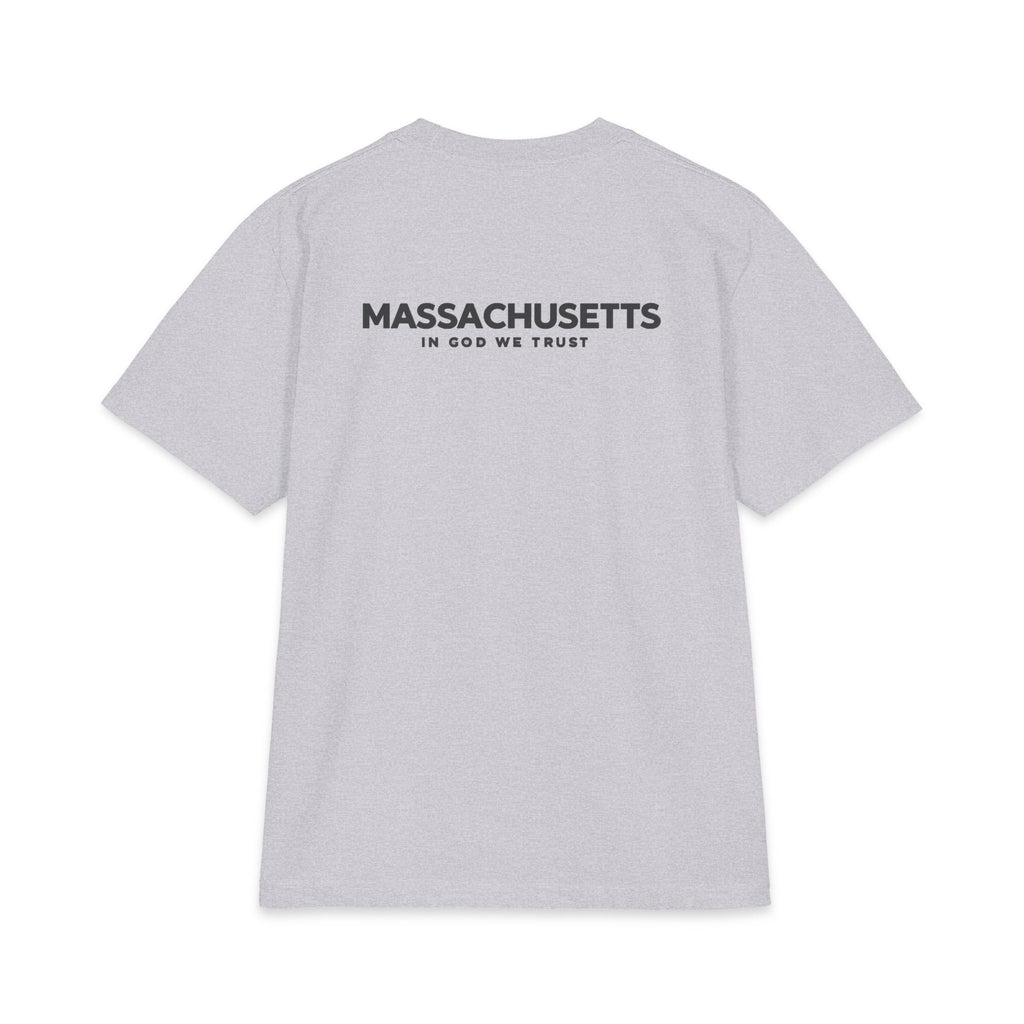 Massachusetts All State In God We Trust Unisex Max Heavyweight Short Sleeve