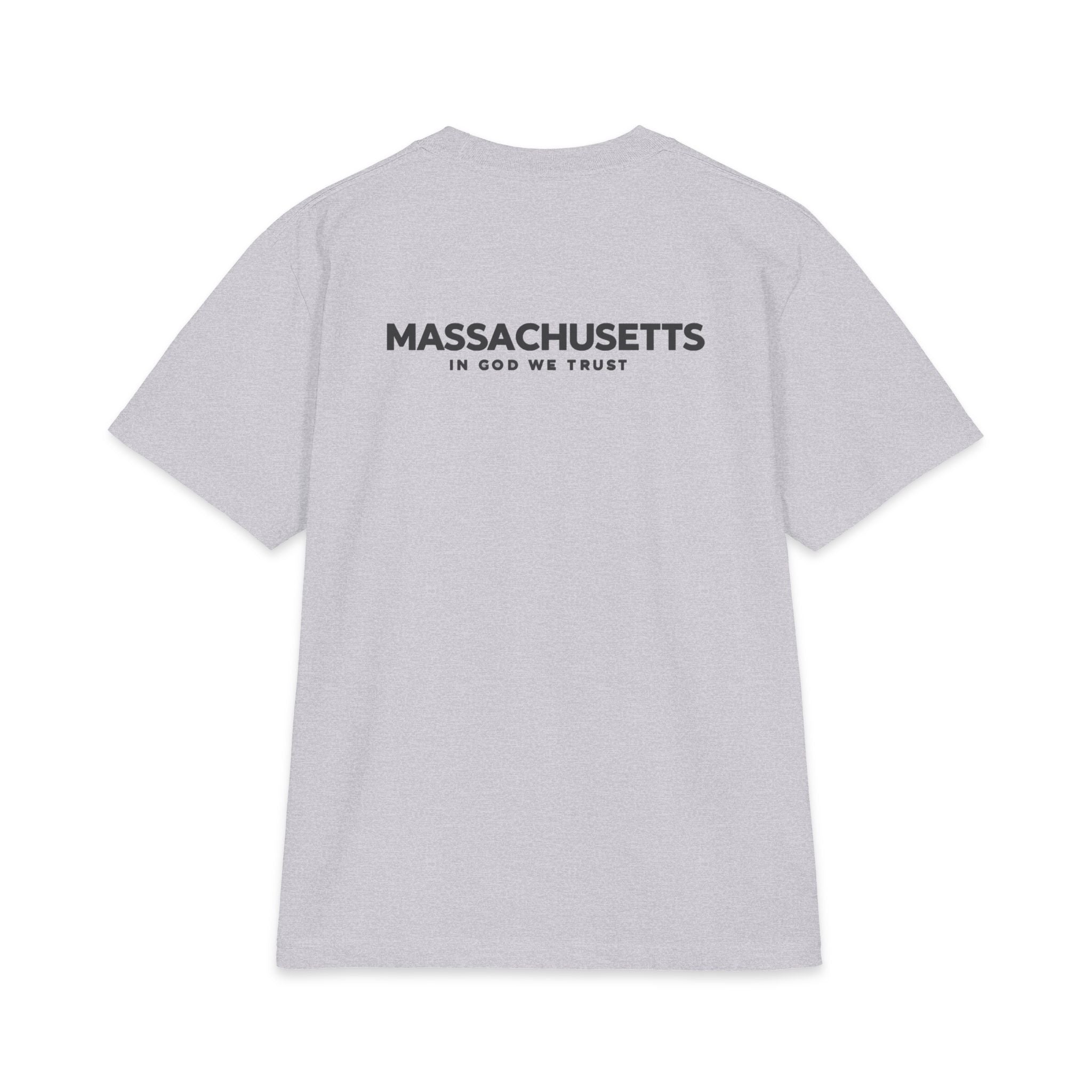 Massachusetts All State In God We Trust Unisex Max Heavyweight Short Sleeve