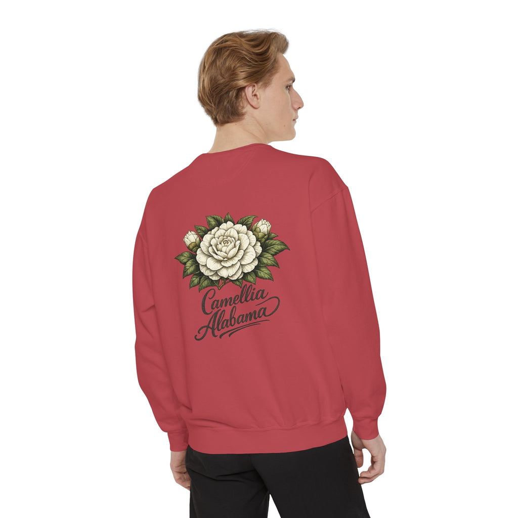 Camellia Alabama Sweatshirt — Vintage Floral Crewneck