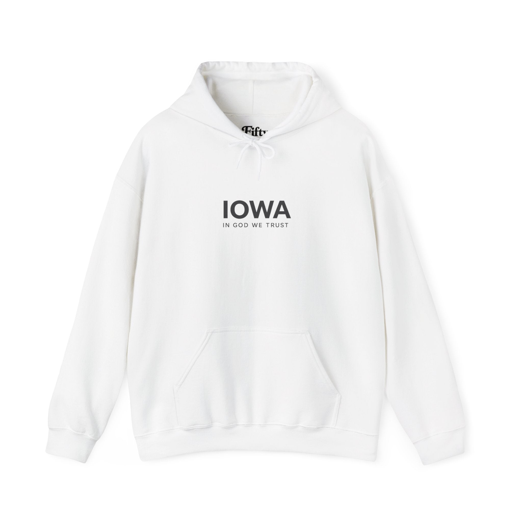 Iowa All State In God We Trust Unisex Hooded Sweatshirt