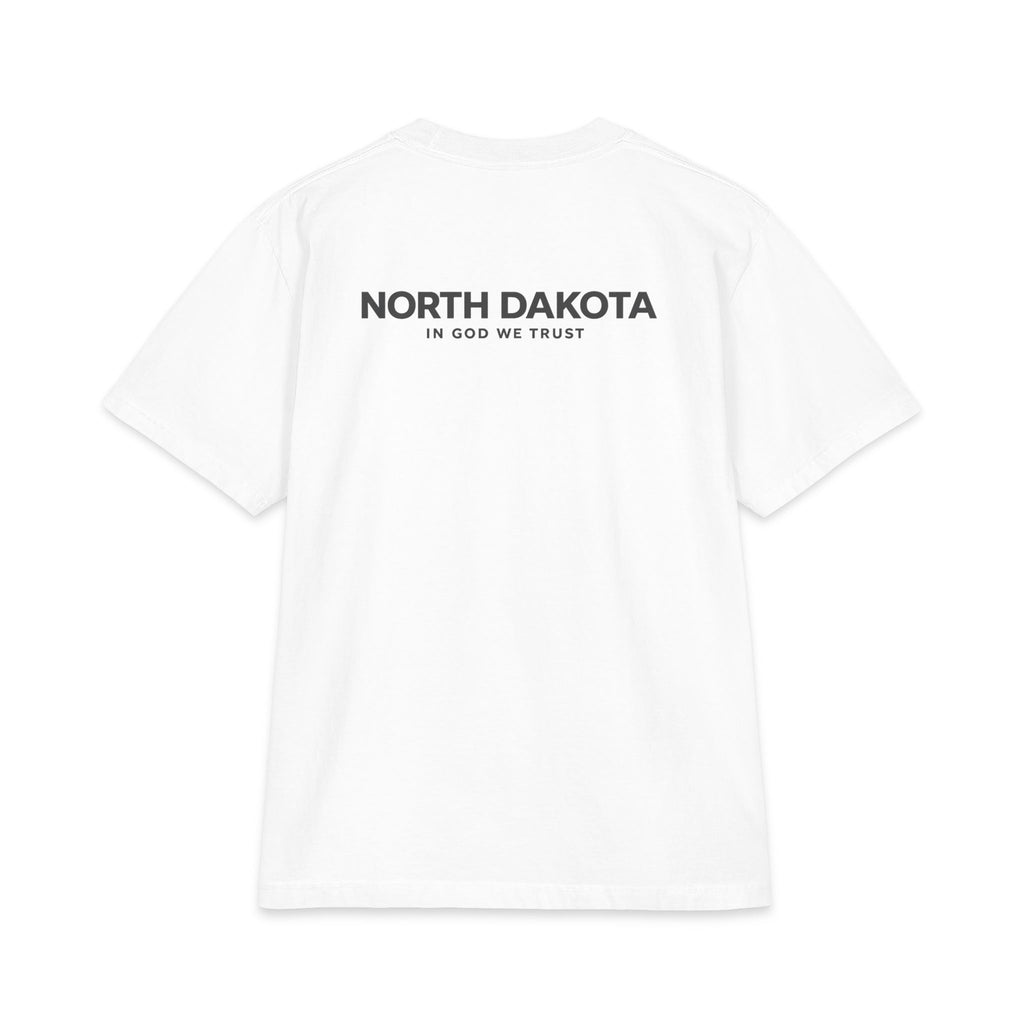 North Dakota All State In God We Trust Unisex Max Heavyweight Short Sleeve