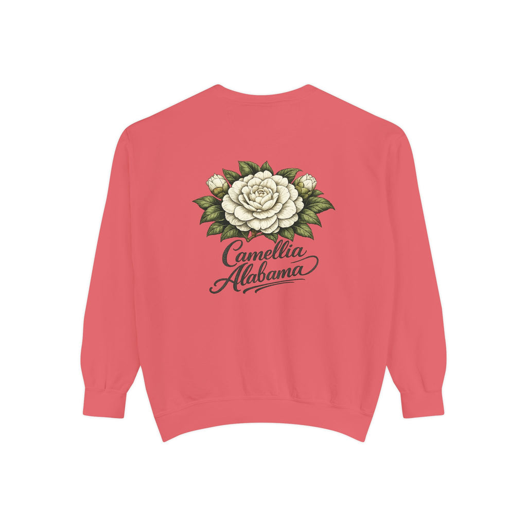 Camellia Alabama Sweatshirt — Vintage Floral Crewneck
