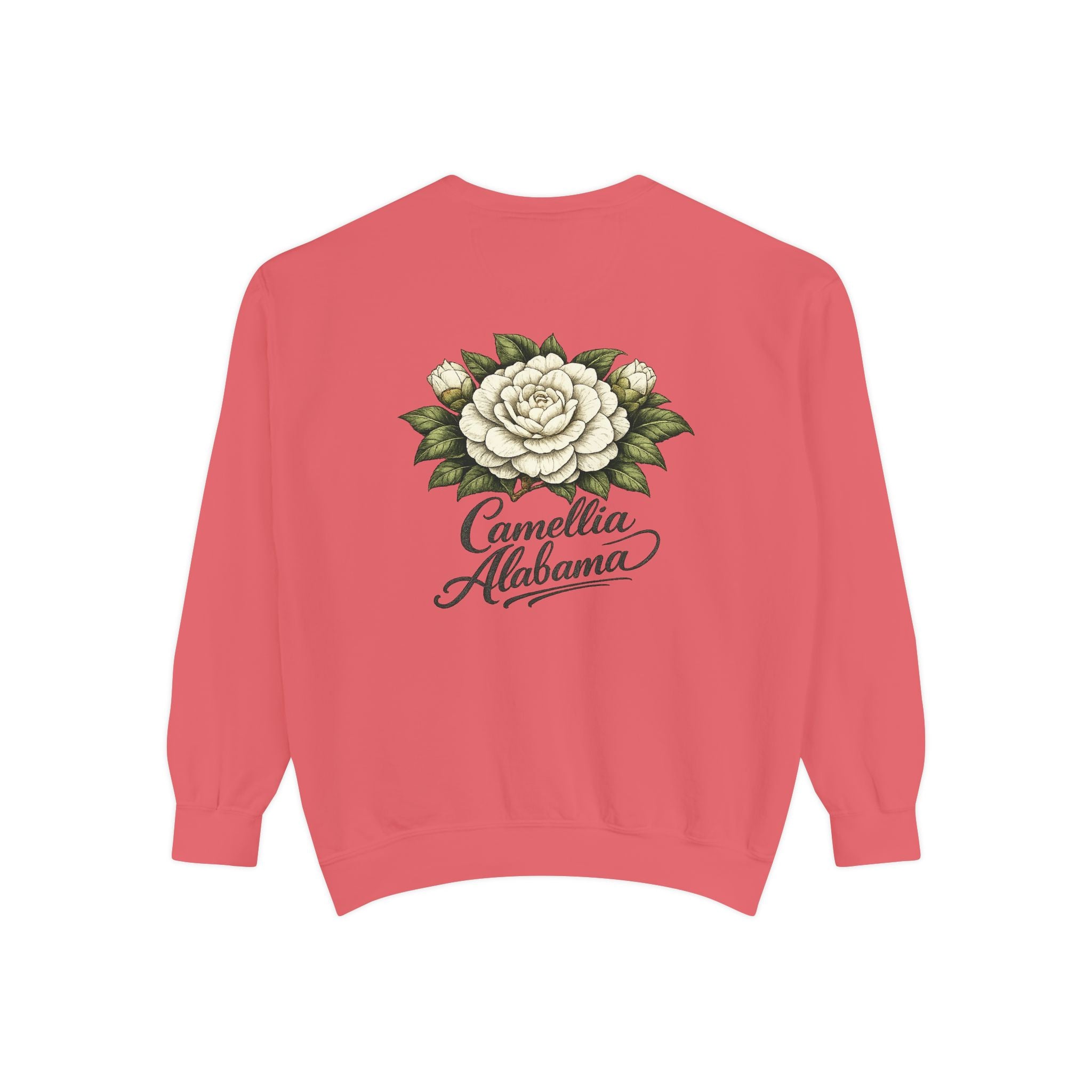 Camellia Alabama Sweatshirt — Vintage Floral Crewneck