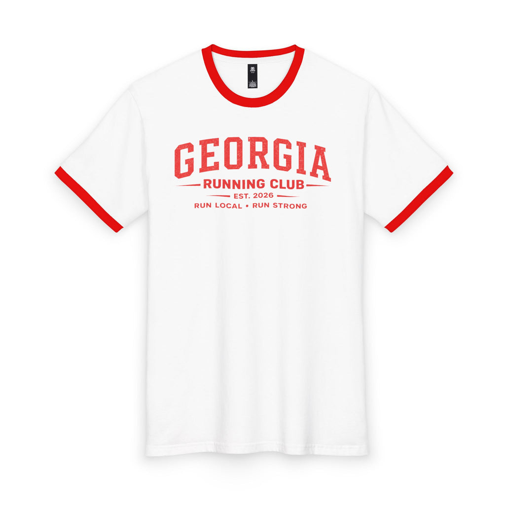 Georgia Running Club 2026 All State Men's Staple Ringer Tee