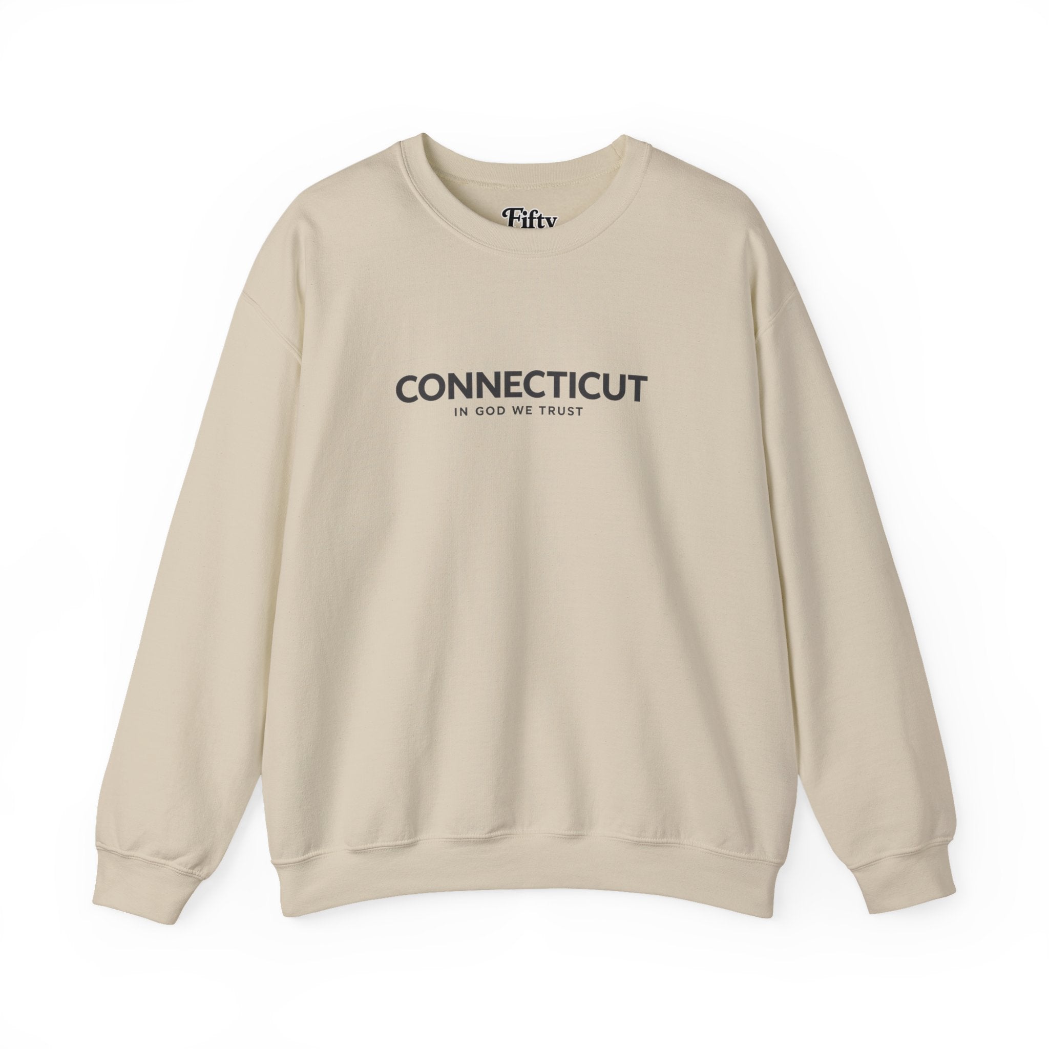 Connecticut All State In God We Trust Unisex Crewneck Sweatshirt