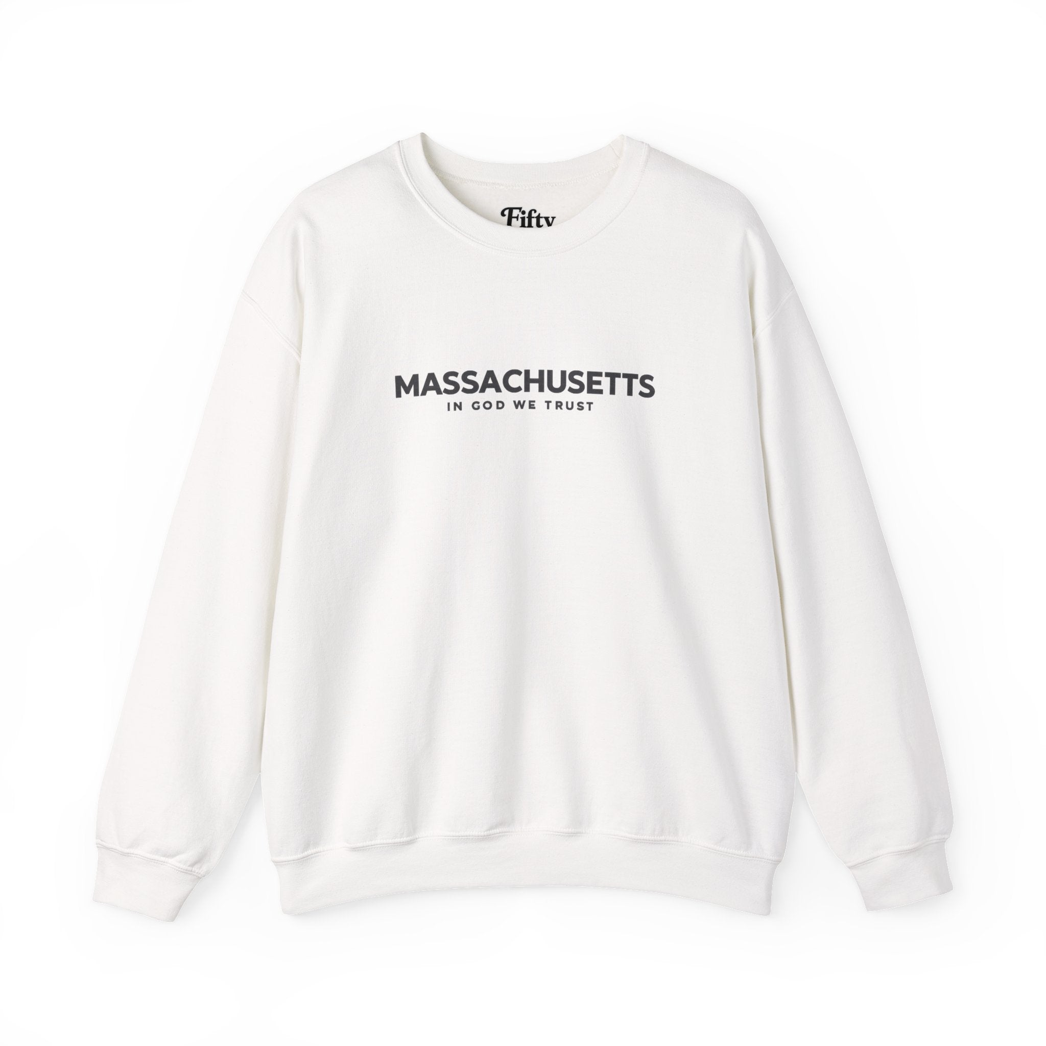 Massachusetts All State In God We Trust Unisex Crewneck Sweatshirt
