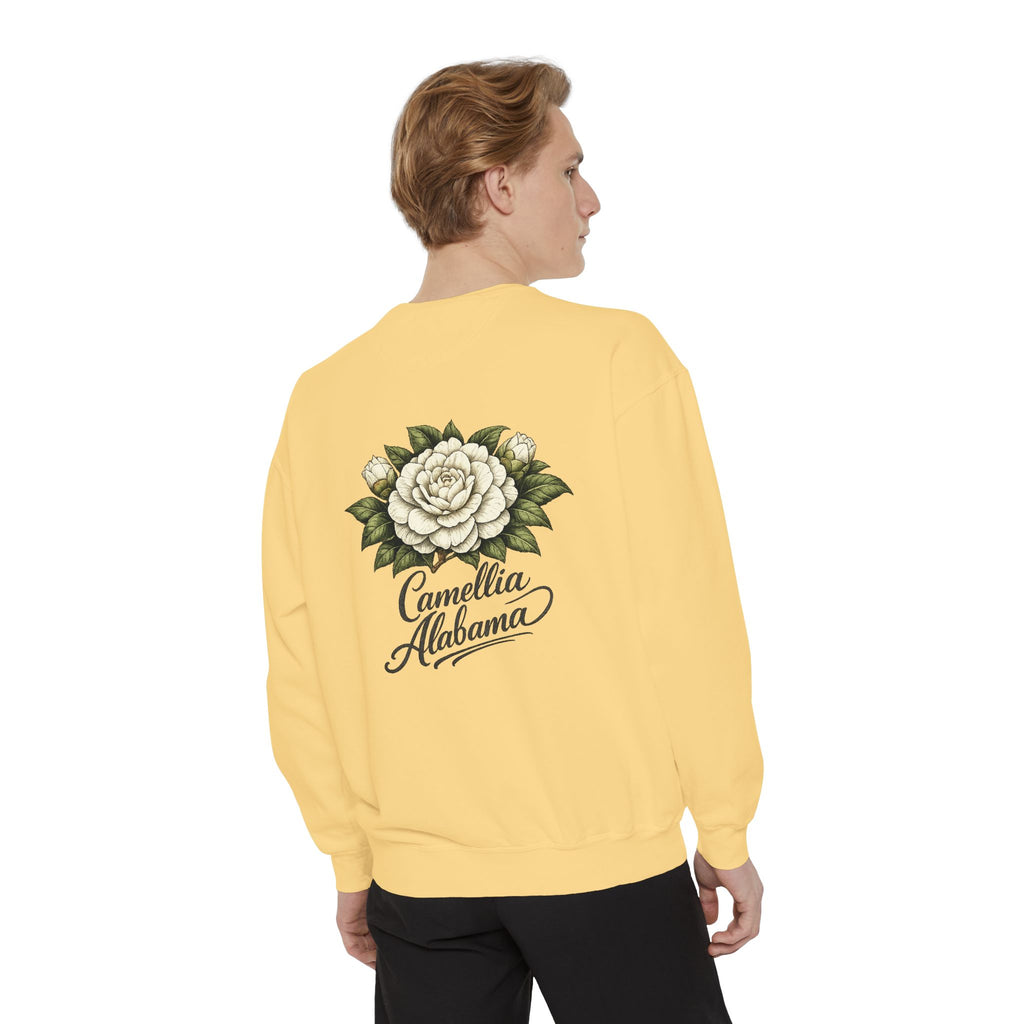 Camellia Alabama Sweatshirt — Vintage Floral Crewneck