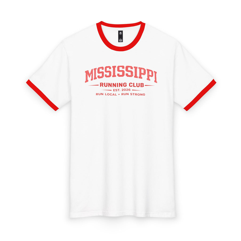 Mississippi Running Club 2026 All State Men's Staple Ringer Tee