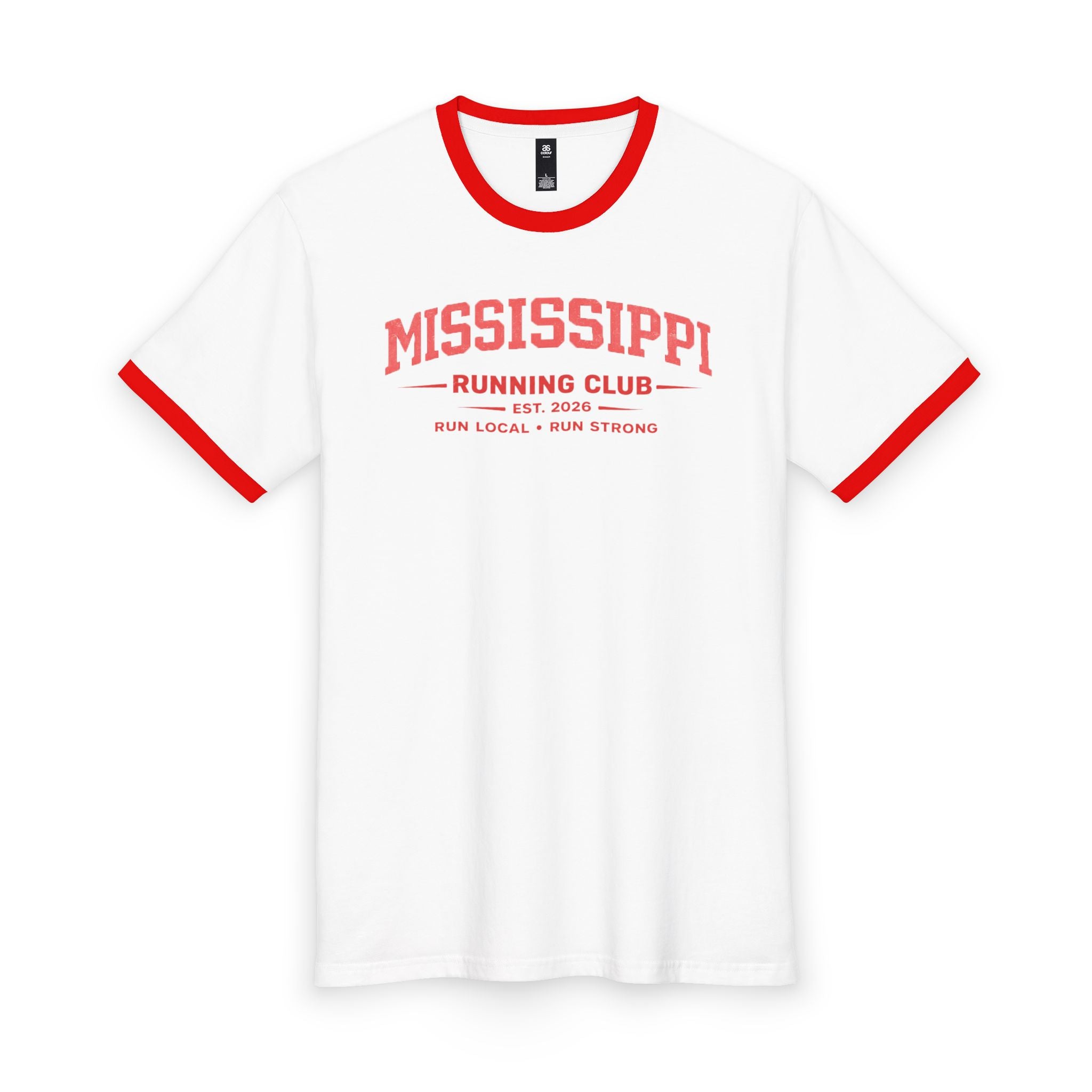 Mississippi Running Club 2026 All State Men's Staple Ringer Tee