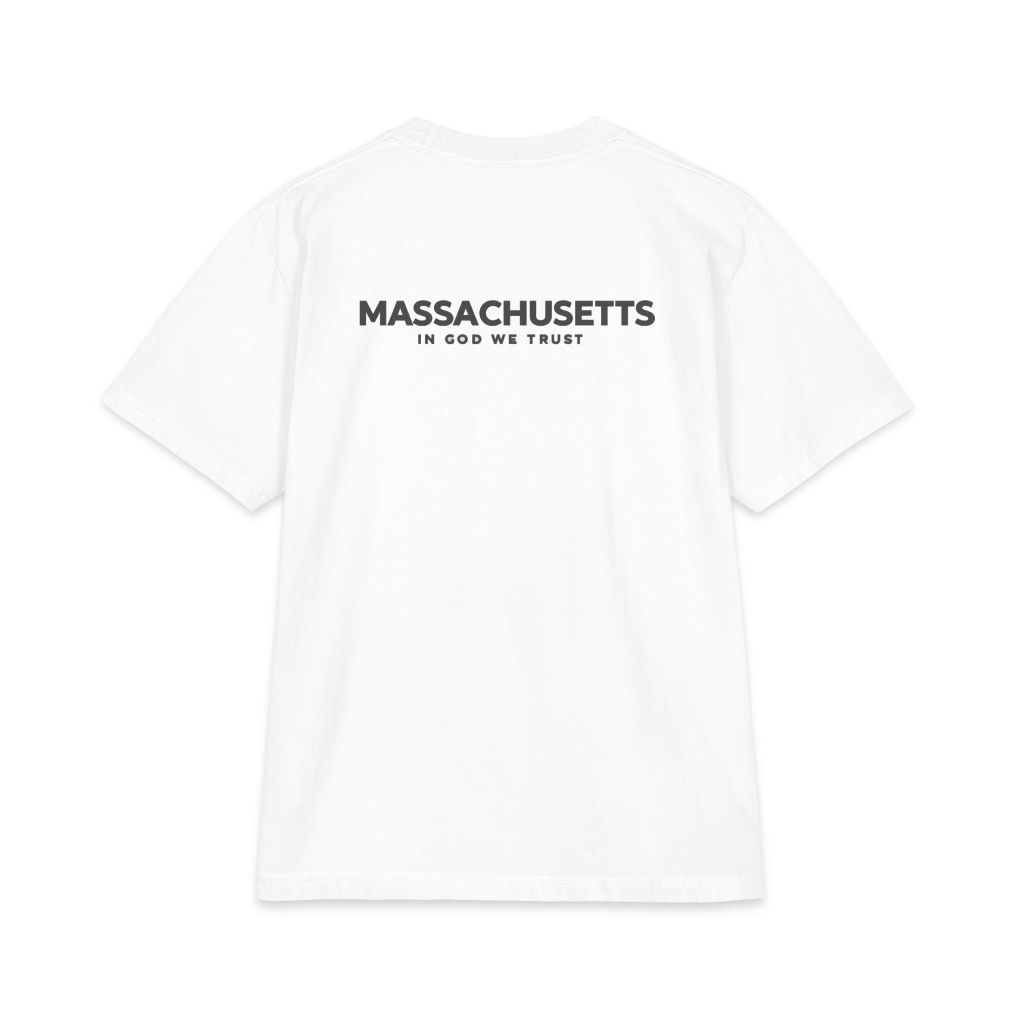 Massachusetts All State In God We Trust Unisex Max Heavyweight Short Sleeve