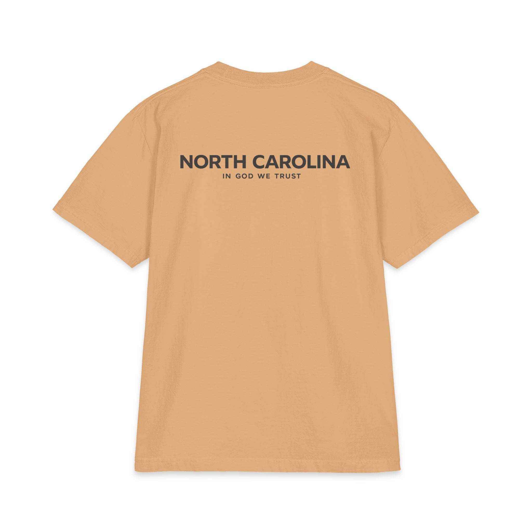 North Carolina All State In God We Trust Unisex Max Heavyweight Short Sleeve