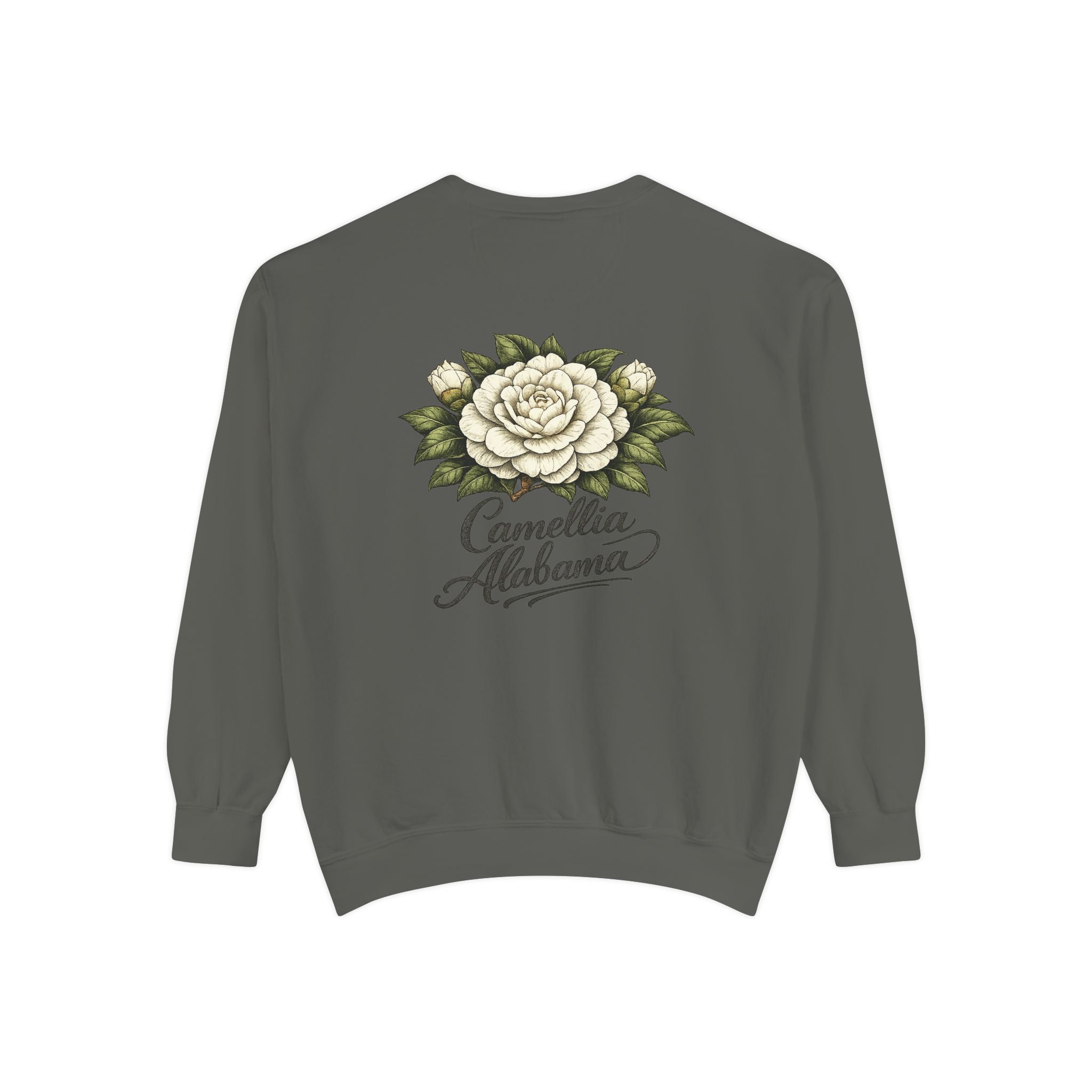 Camellia Alabama Sweatshirt — Vintage Floral Crewneck