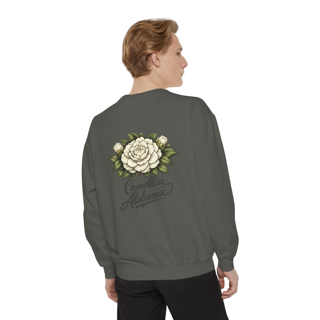 Camellia Alabama Sweatshirt — Vintage Floral Crewneck
