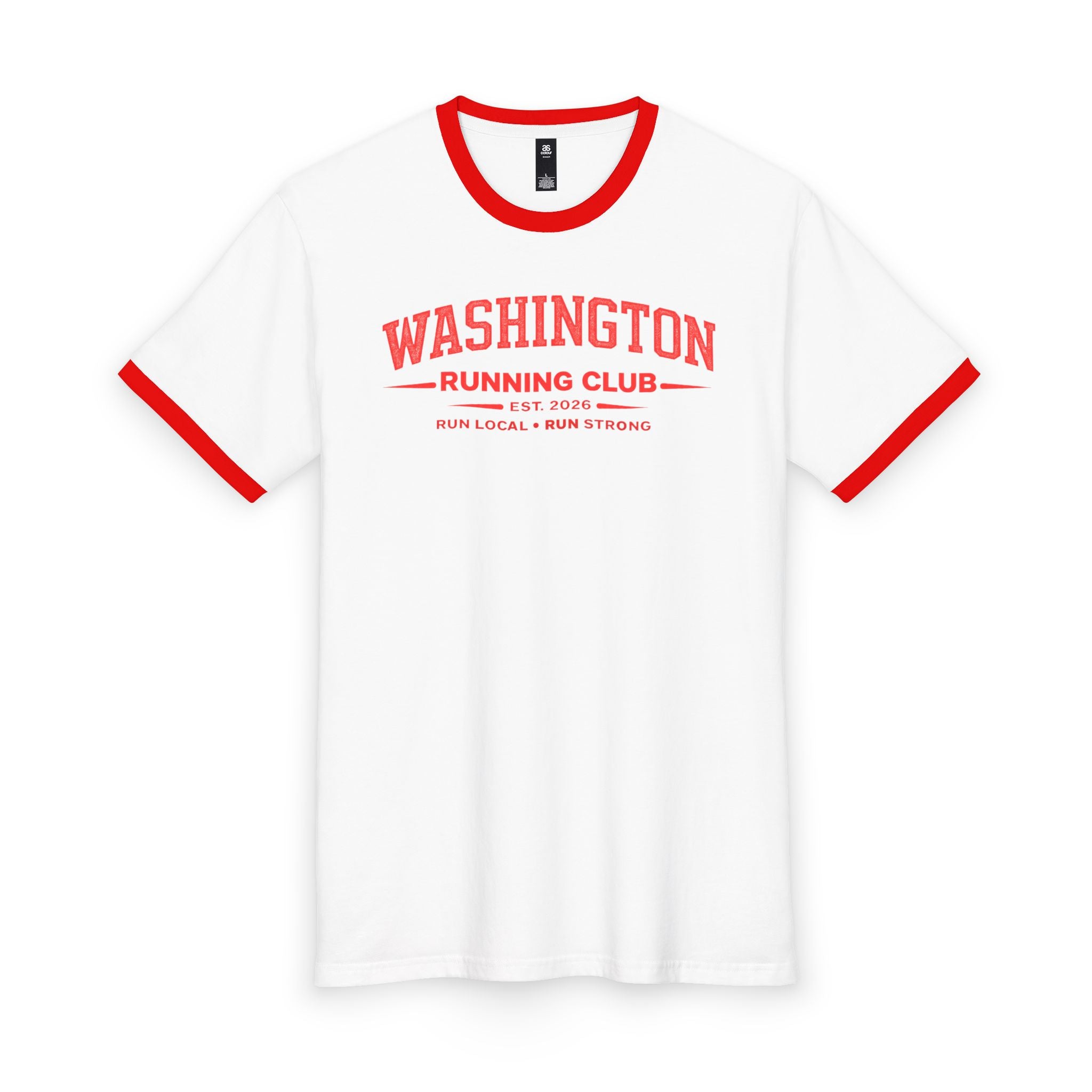 Washington Running Club 2026 All State Men's Staple Ringer Tee